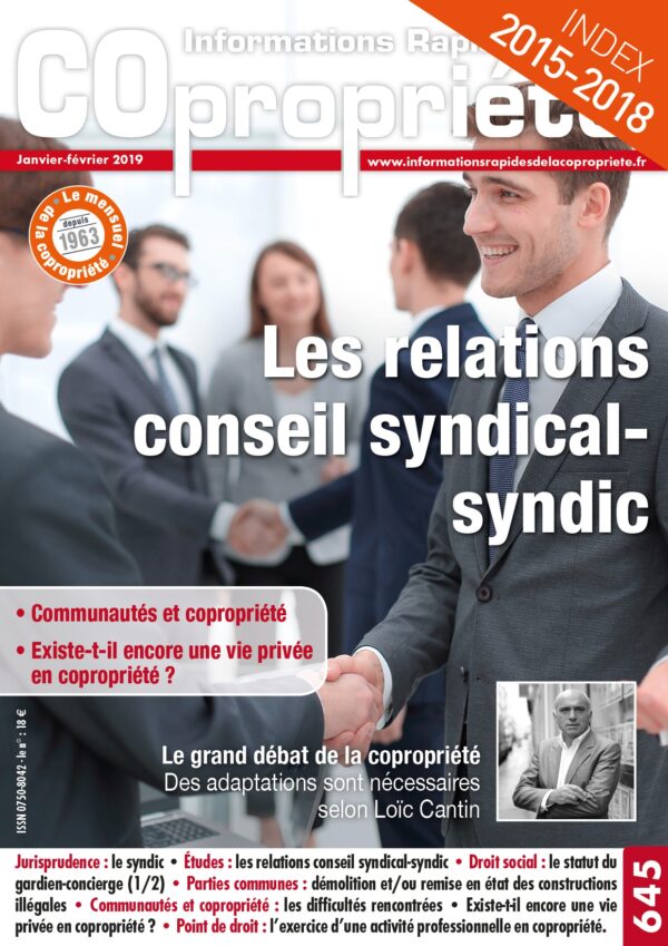 Les relations conseil syndical-syndic