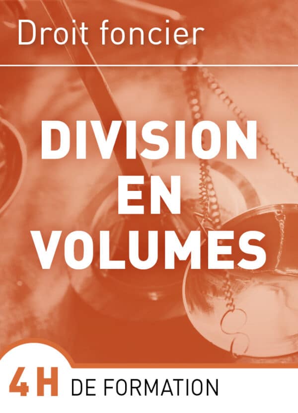 La division en volumes